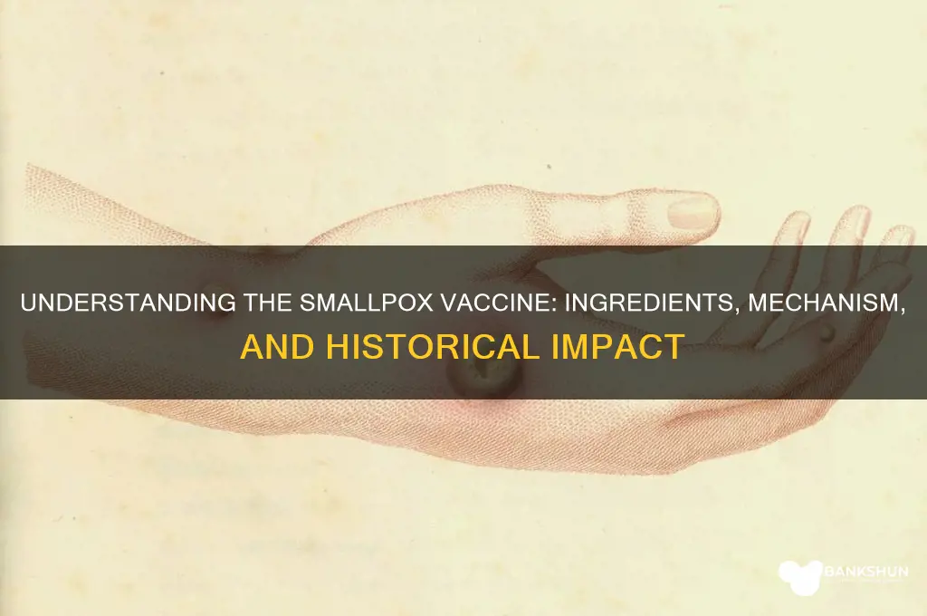 what is in the small pox vaccine