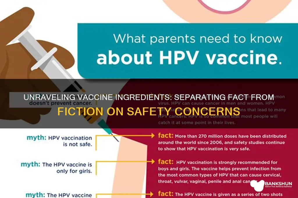 what is in vaccines that is bad