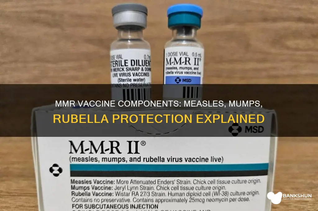 what is included in the mmr vaccine