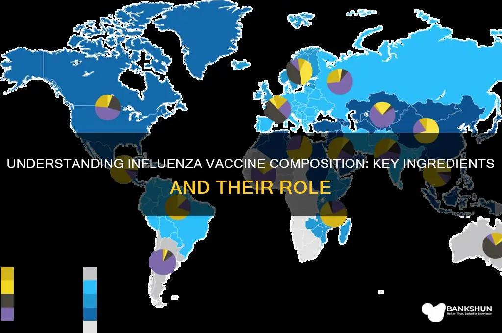 what is influenza vaccine made out of