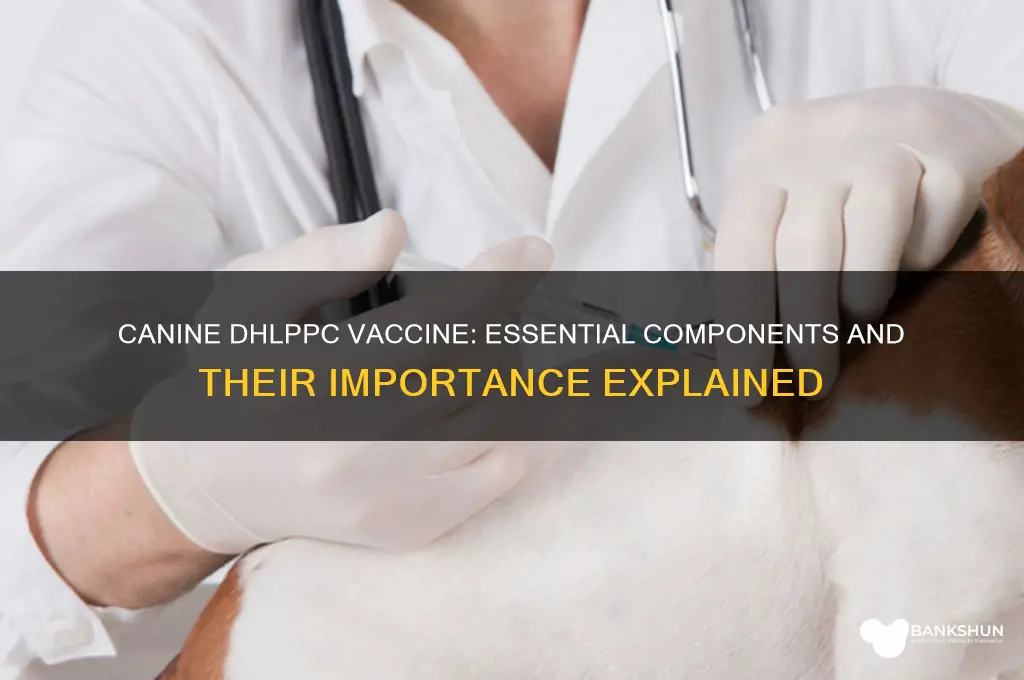 what is inluuded in canine dhlppc vaccine