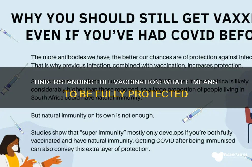 what is it to be fully vaccinated