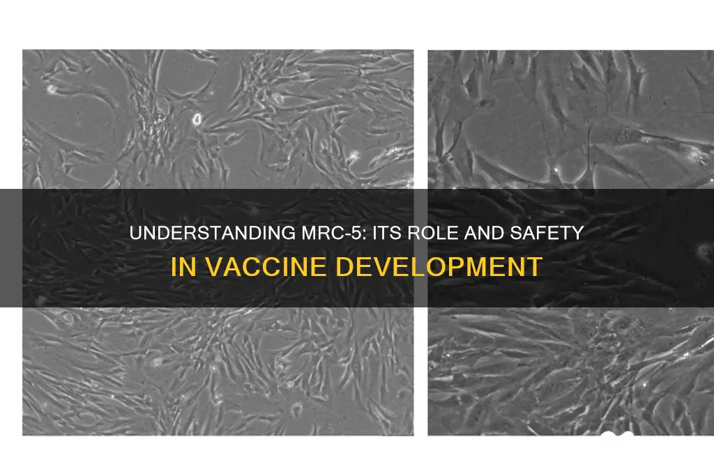 what is mrc 5 in a vaccine