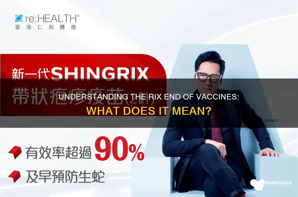 what is rix end of vaccines mean