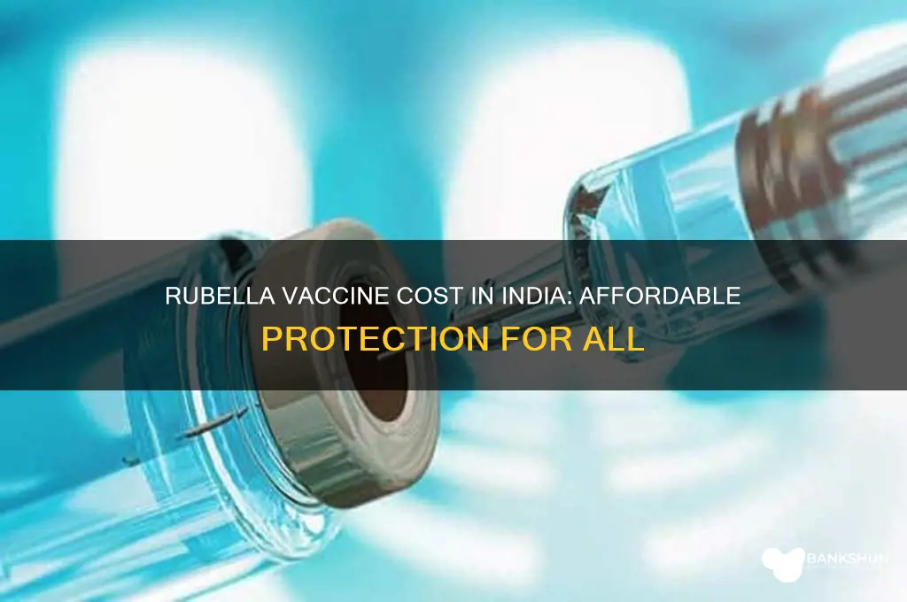 what is rubella vaccine price in india