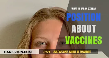 Sarah Dzubay's Stance on Vaccines: A Comprehensive Analysis