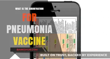 Understanding Pneumonia Vaccines: Key Abbreviations and Their Meanings