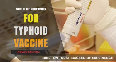 Understanding Typhoid Vaccine Abbreviation: A Quick Guide to Its Meaning