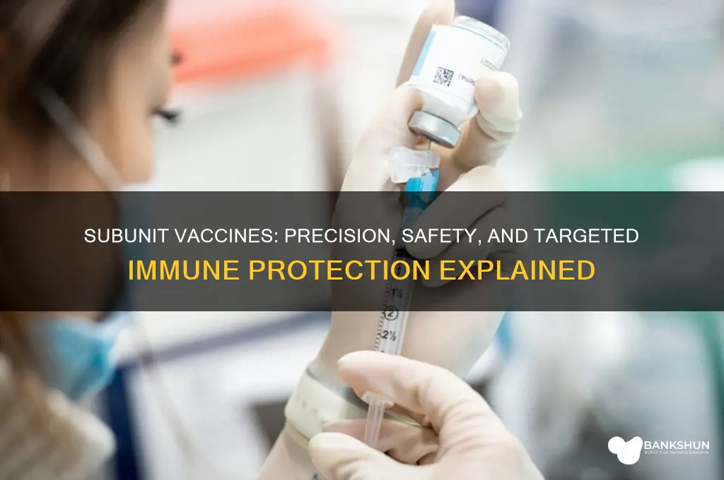 what is the advantage of subunit vaccine