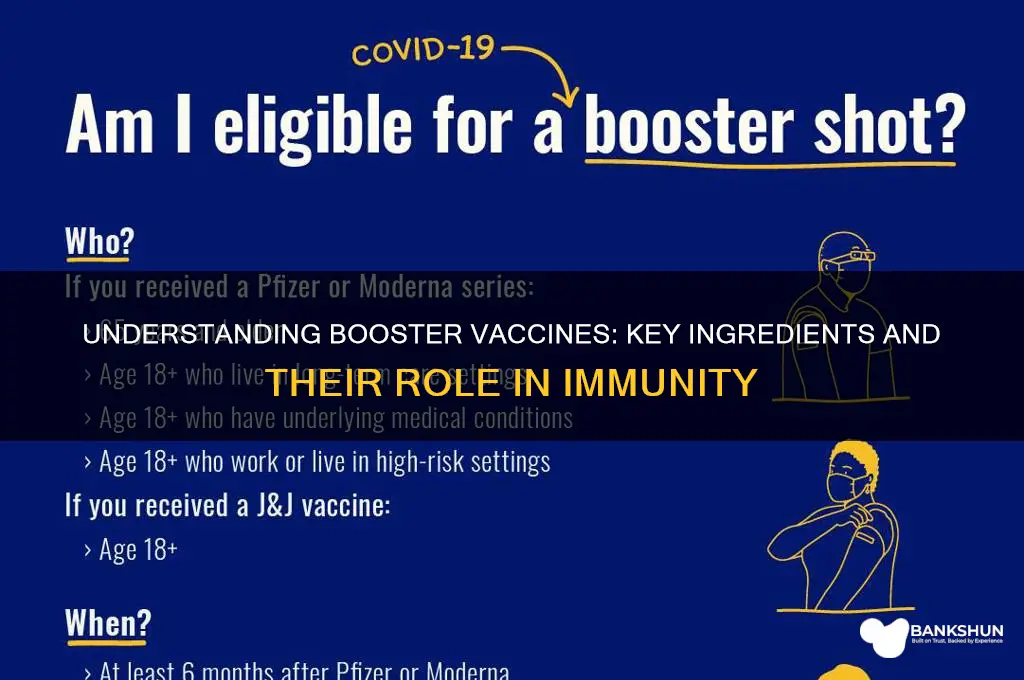 what is the booster vaccine made of