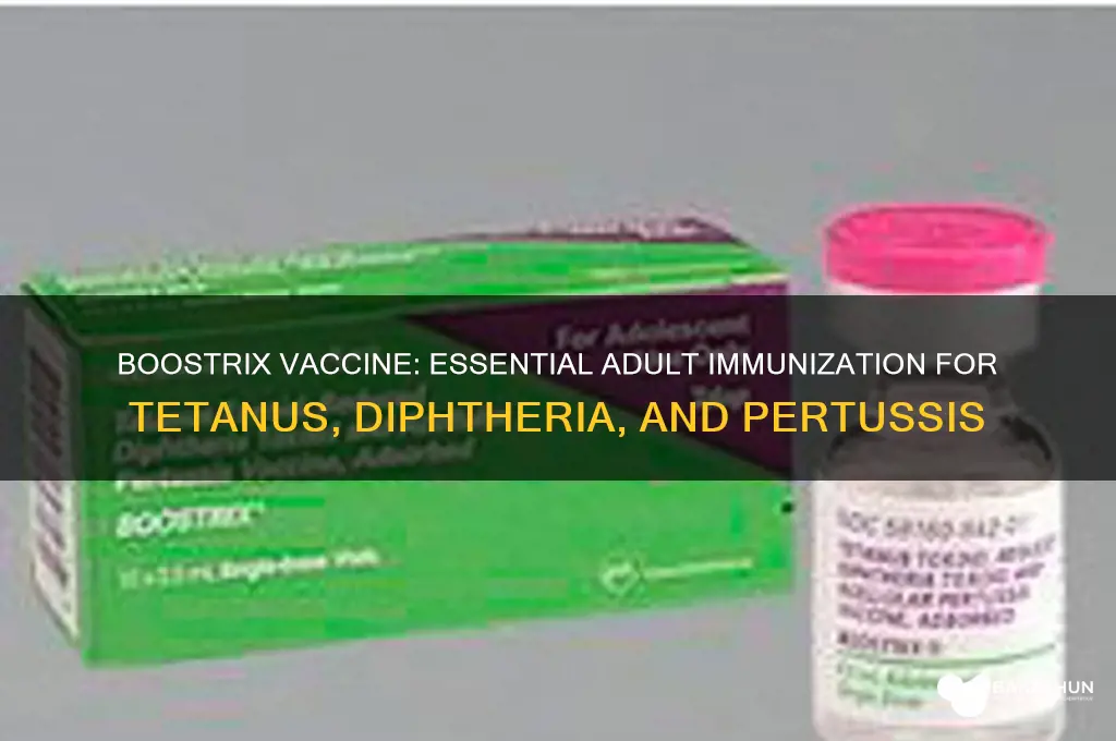 what is the boostrix vaccine for adults