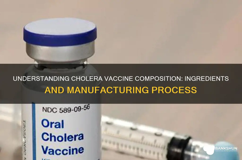 what is the cholera vaccine made from