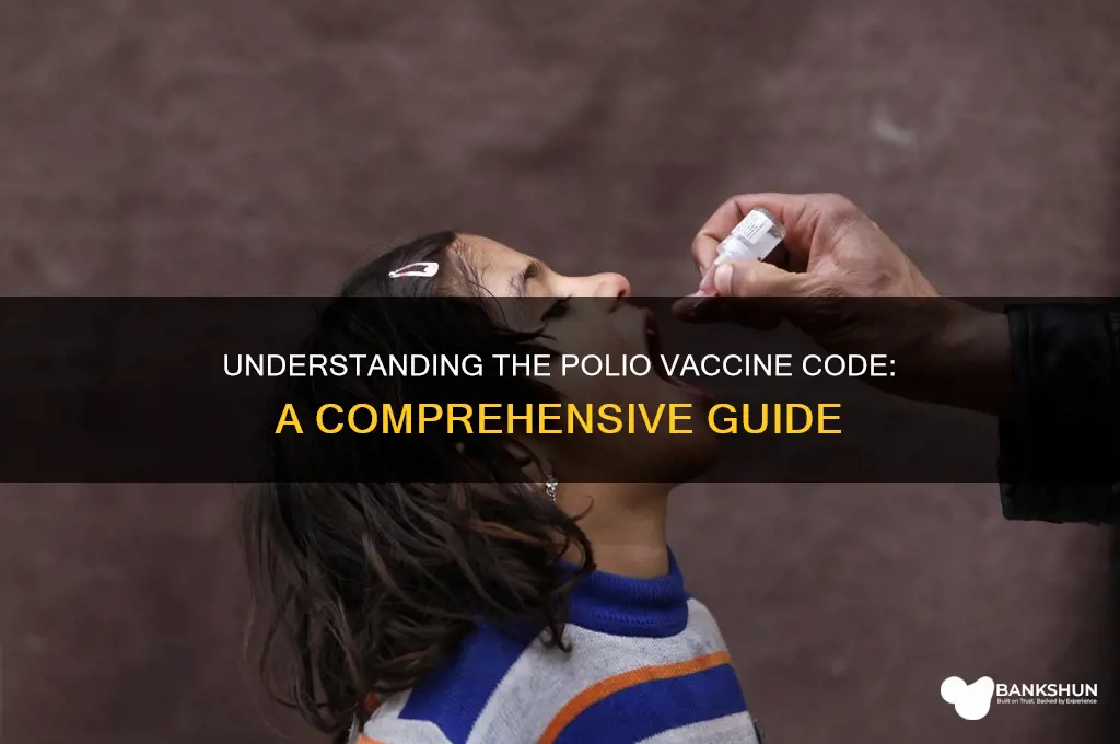 what is the code for polio vaccine