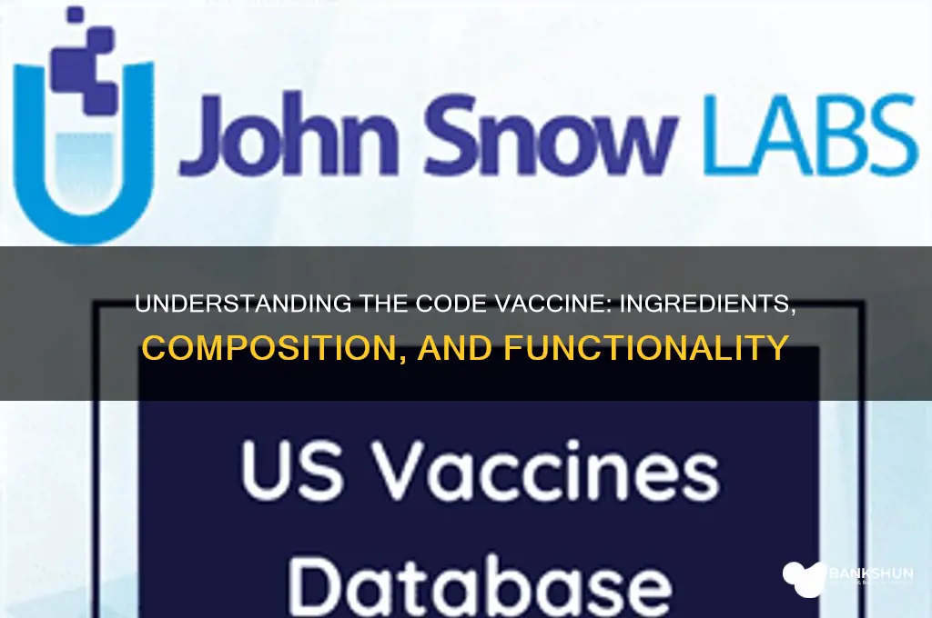 what is the code vaccine made of