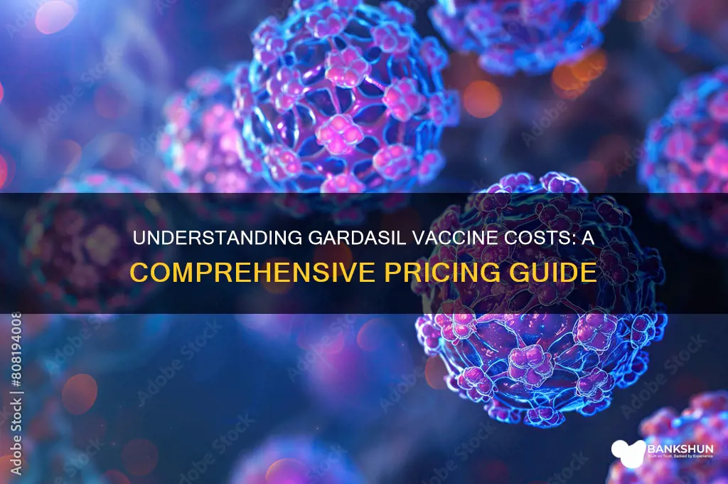 what is the cost of gardasil vaccine