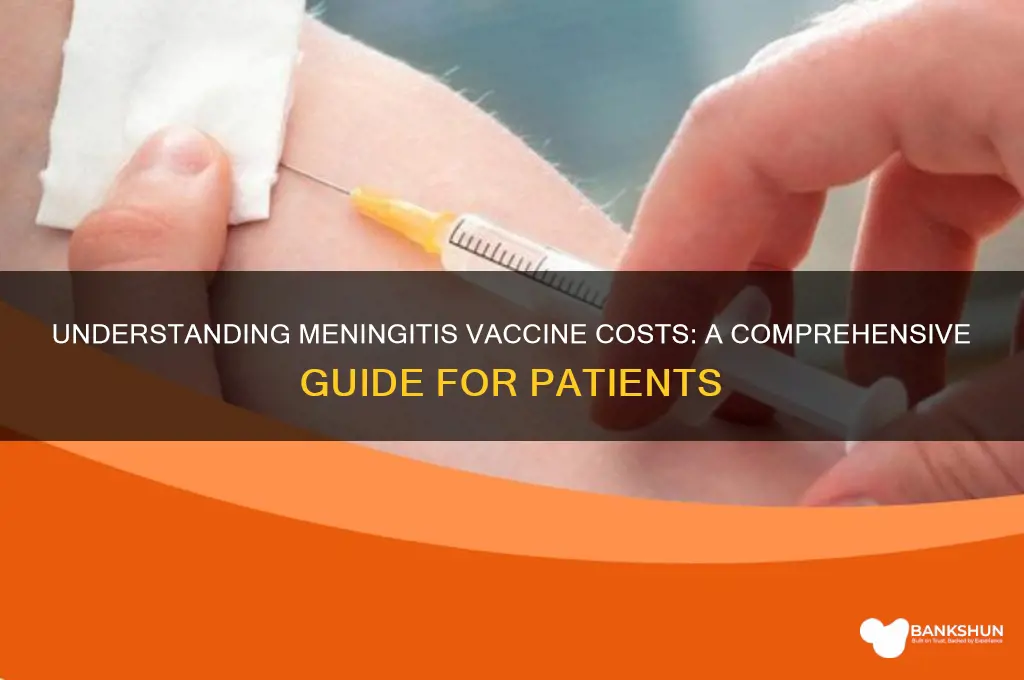 what is the cost of meningitis vaccine