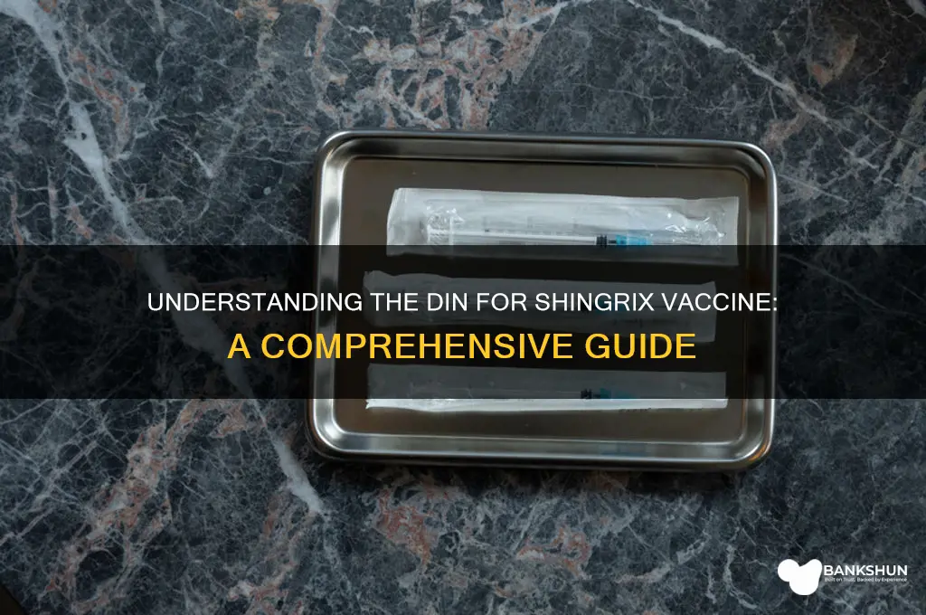 what is the din for shingrix vaccine