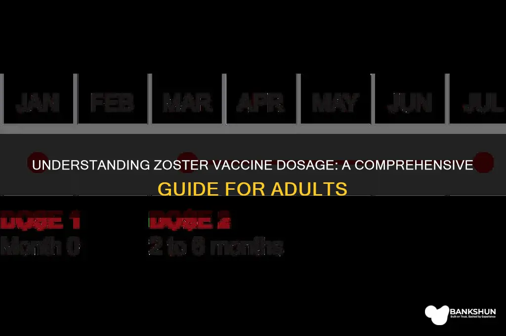 what is the dosage for zoster vaccine