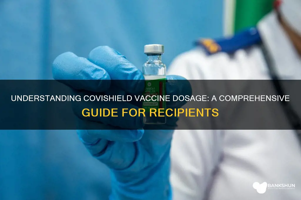 what is the dosage of covishield vaccine