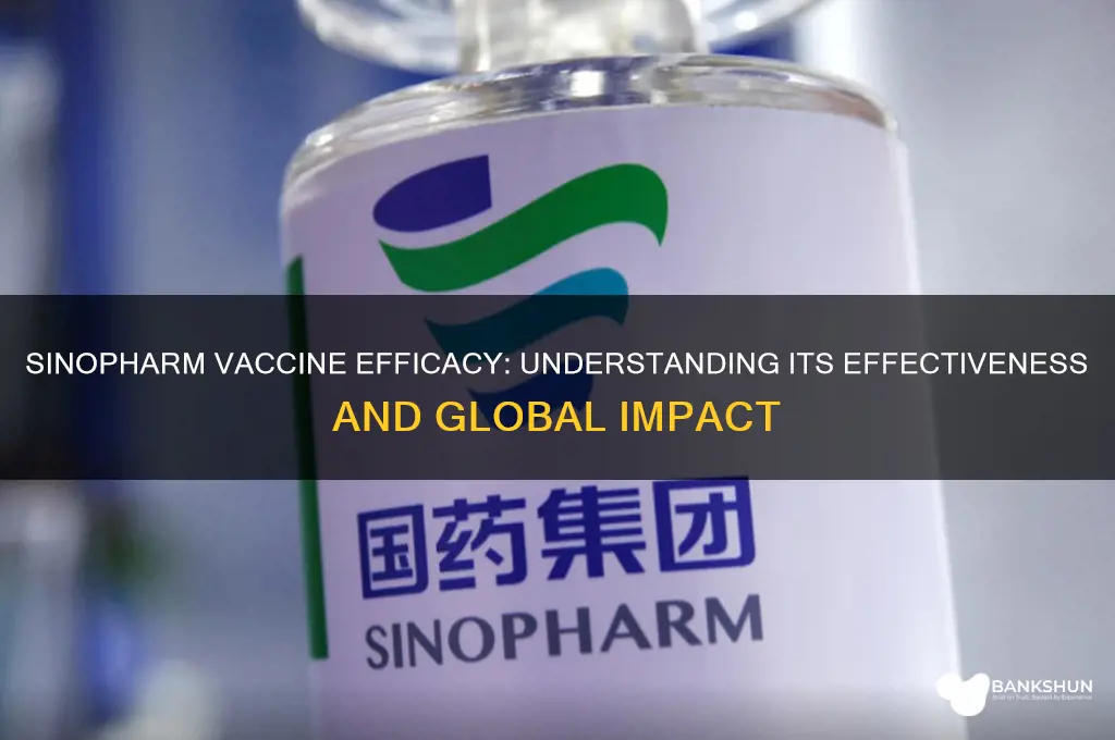 what is the efficacy of sinopharm vaccine
