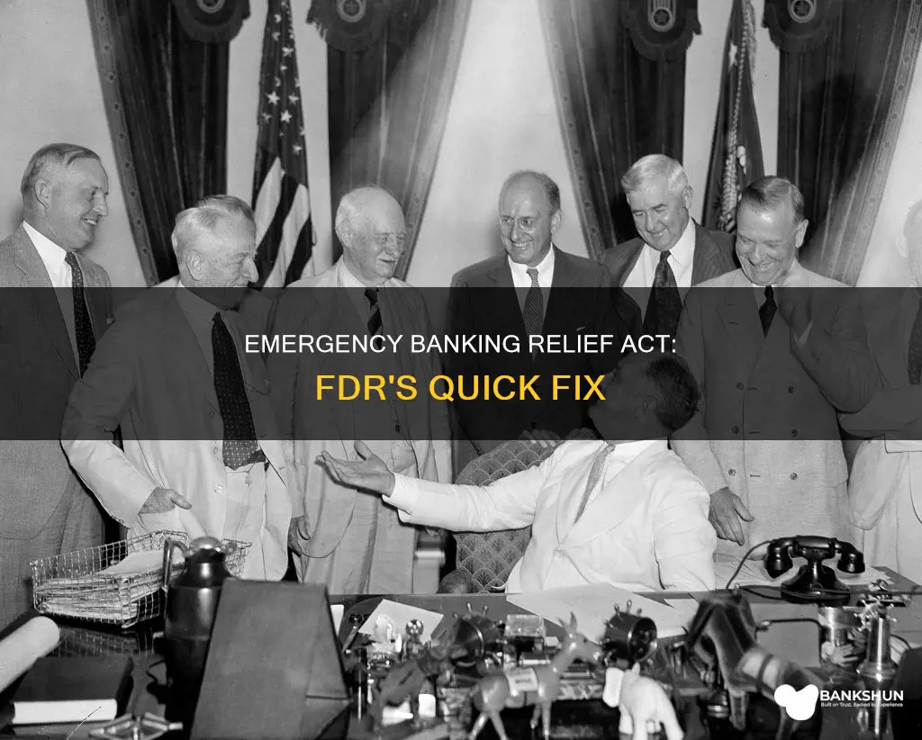 what is the emergency banking relief act