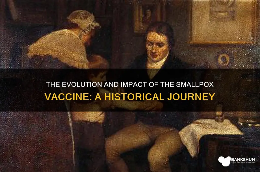what is the history of smallpox vaccine