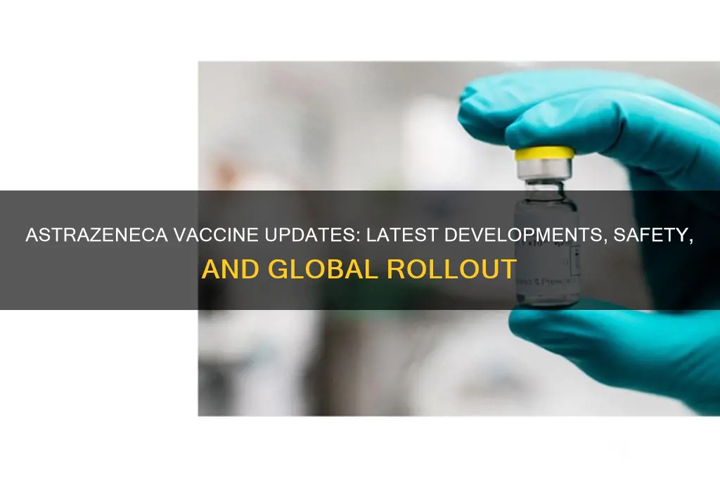 what is the latest on astrazeneca vaccine