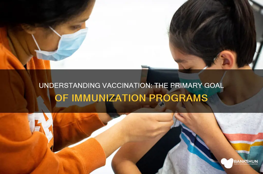 what is the main objective of vaccination