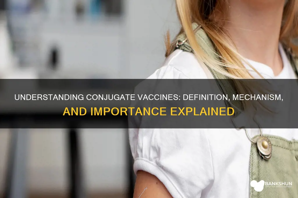 what is the meaning of conjugate vaccine