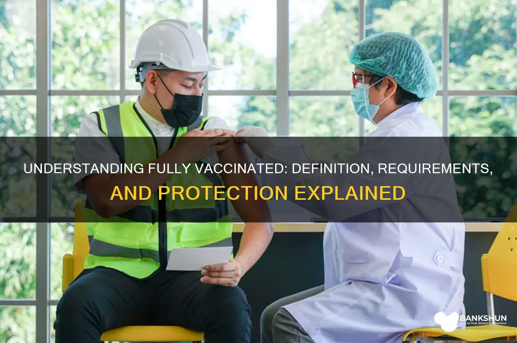 what is the meaning of fully vaccinated