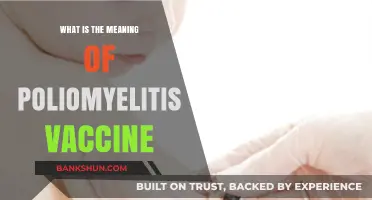 Understanding Poliomyelitis Vaccine: Purpose, Benefits, and Importance Explained