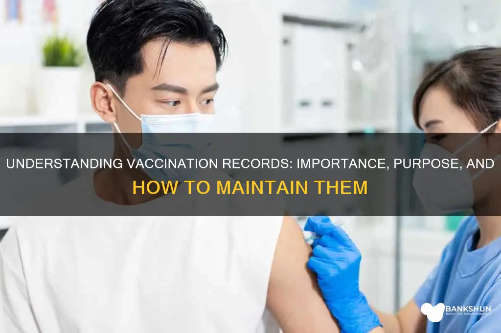 what is the meaning of vaccination record