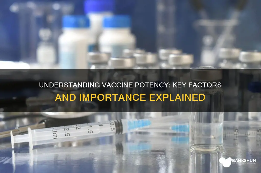 what is the meaning of vaccine potency