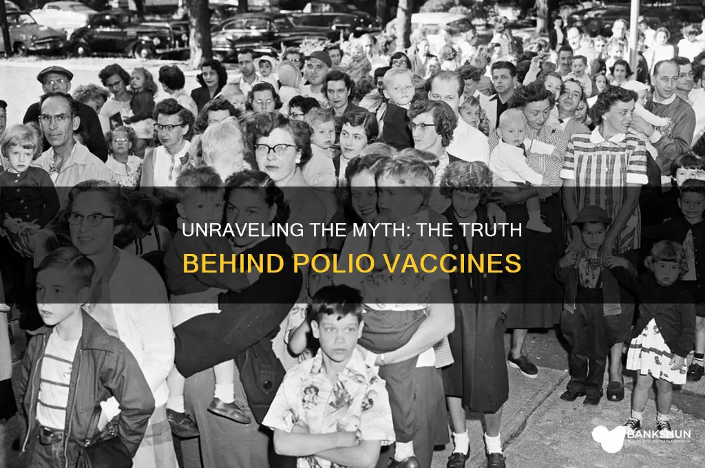 what is the myth of polio vaccines