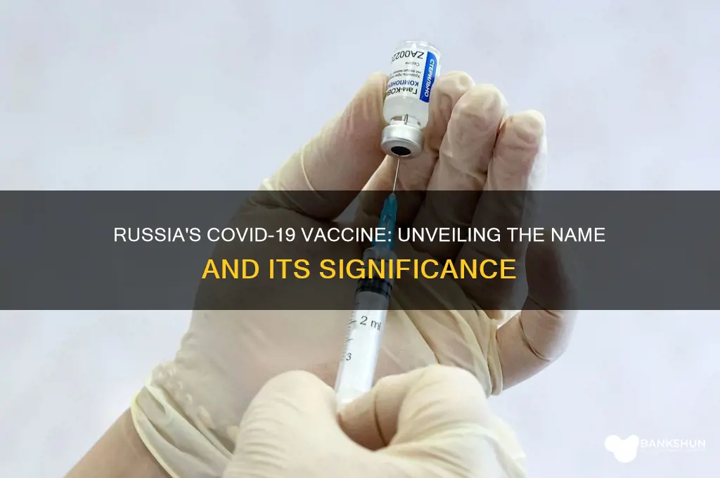 what is the name of russian vaccine