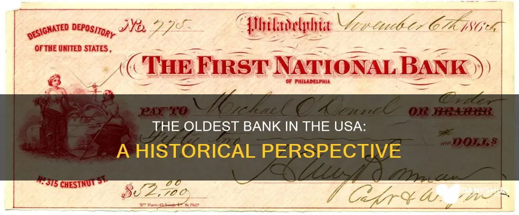 what is the oldest bank in usa