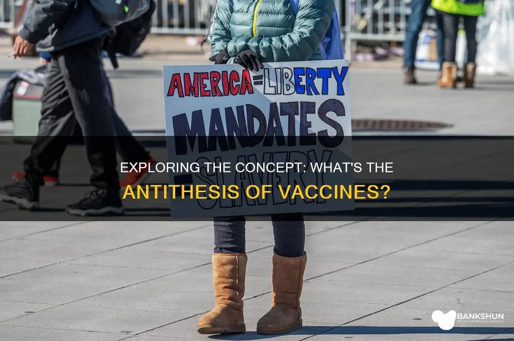 what is the opposite of a vaccine