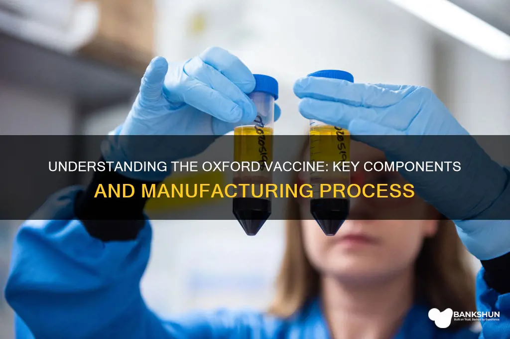 what is the oxford vaccine made from