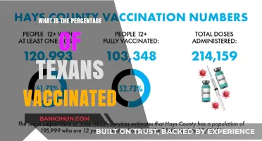 Texas Vaccination Rates: Current Percentage of Texans Fully Vaccinated