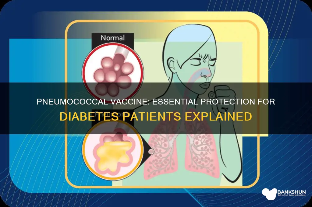 what is the pneumococcal vaccine for diabetes