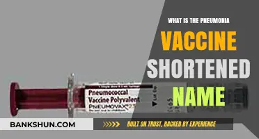 Understanding Pneumonia Vaccine: Shortened Name and Its Importance Explained