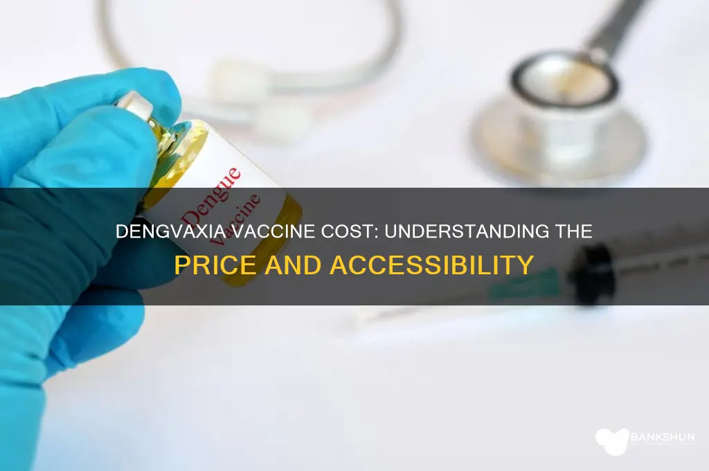 what is the price of dengvaxia vaccine