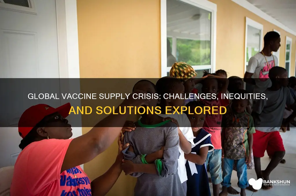 what is the problem with vaccine supply