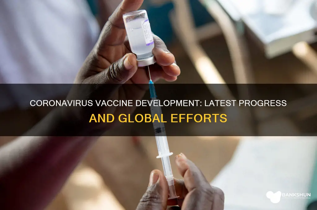 what is the progress on coronavirus vaccine