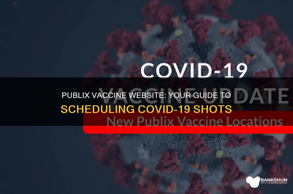 what is the publix website for vaccines