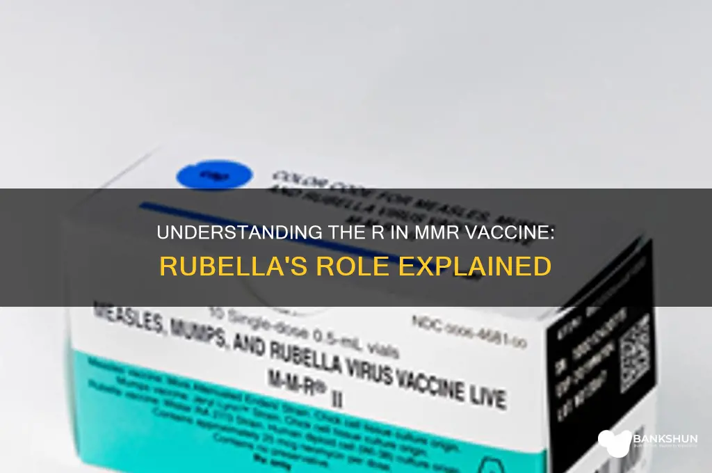 what is the r in mmr vaccine