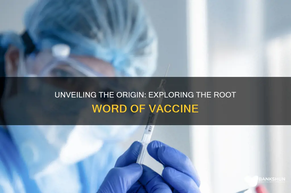 what is the root word of vaccine