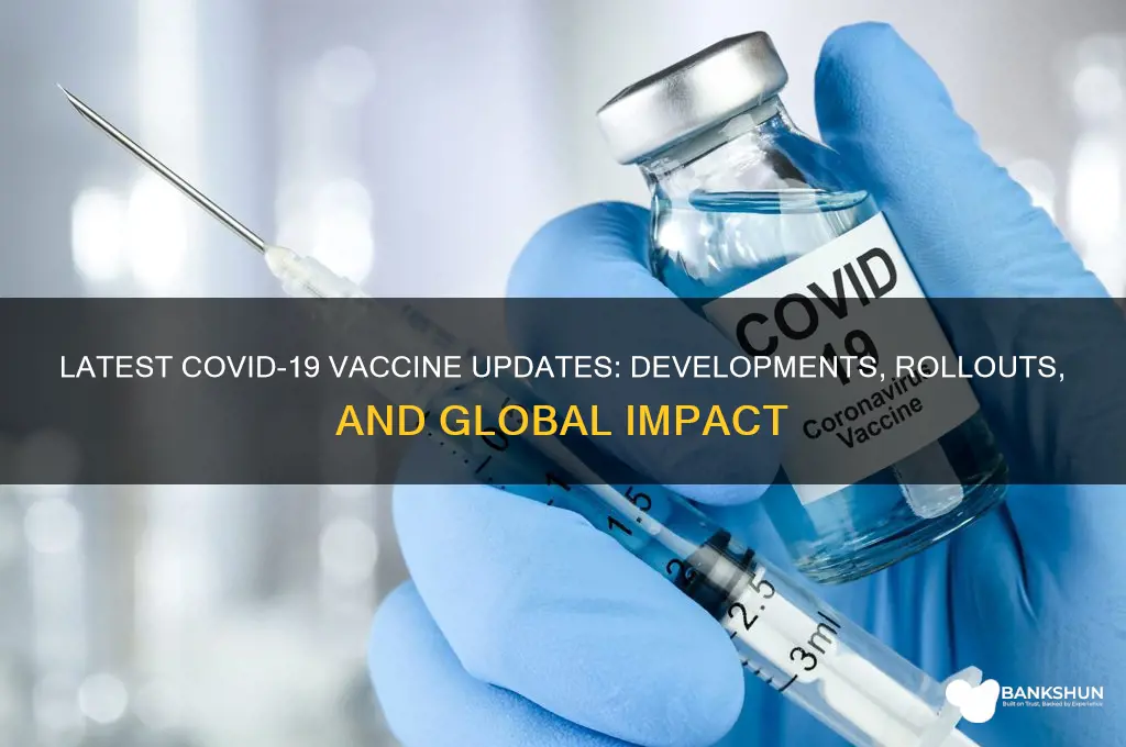 what is the update of corona vaccine