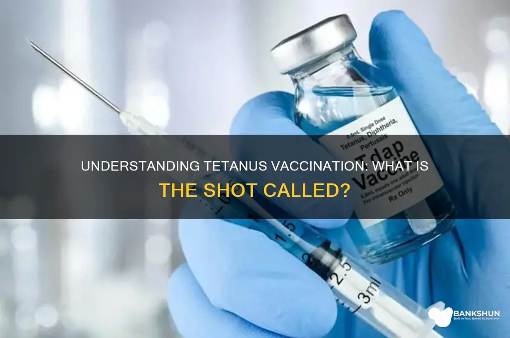 what is the vaccination for tetanus called