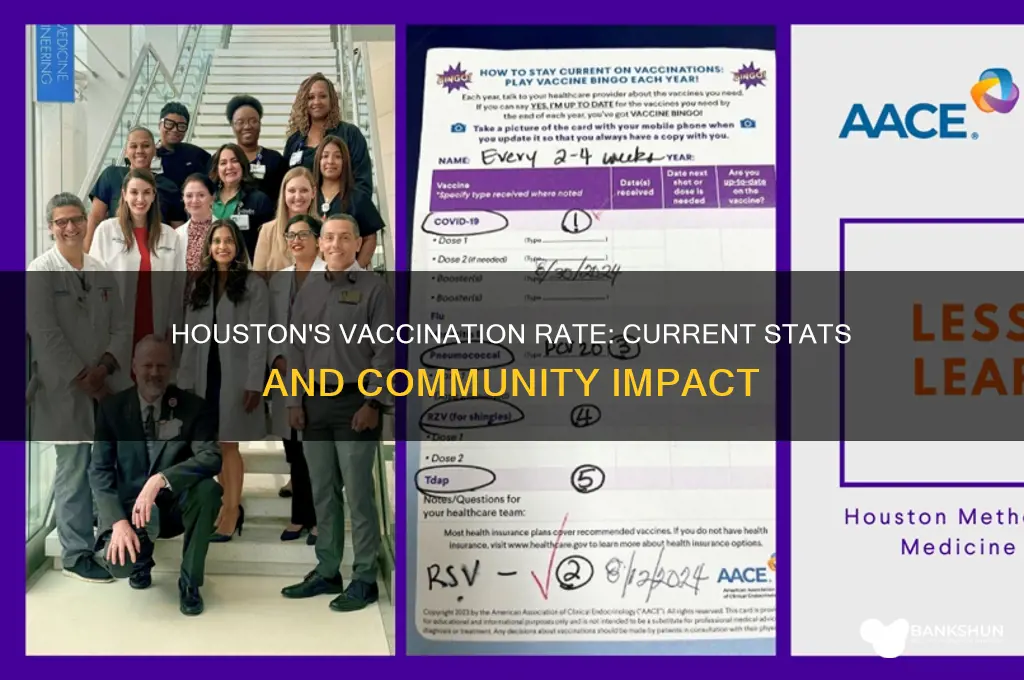 what is the vaccination rate in houston